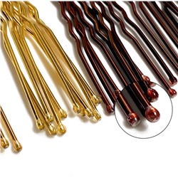 Шпильки для волос 50 штук 6 см. Цвет на выбор