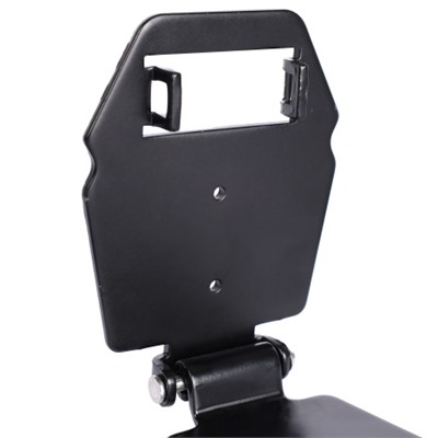 Вертикальный кронштейн держатель педали BLACK TOOLS CNRCK08 складной для настенного крепления и хранения велосипеда с упорами под колёса /уп20