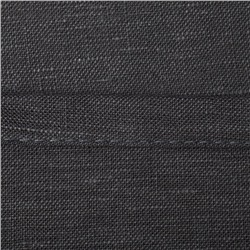 Комплект штор для кухни с завязками «Этель» Linen collection grey,145×180 см-2 шт.,100% лён