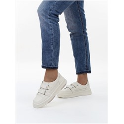 03-C138-2 LT. BEIGE Полуботинки спортивные женские (натуральная кожа)