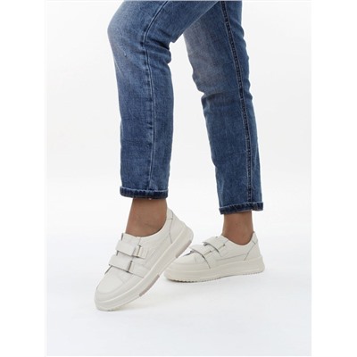 03-C138-2 LT. BEIGE Полуботинки спортивные женские (натуральная кожа)