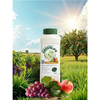 Органическое удобрение для плодово-ягодных культур Greenlife, 500 мл