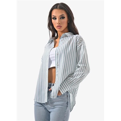 Женская рубашка оверсайз хлопок CRACPOT