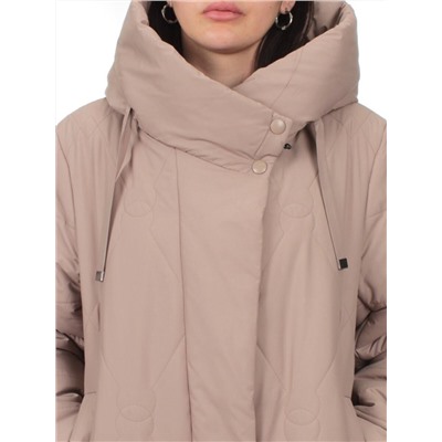 1119 DK. BEIGE Пальто зимнее облегченное женское (холлофайбер 150 гр.)