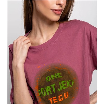 Футболка #БШ2257 (1), брусничный