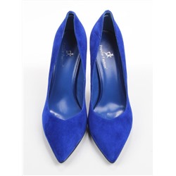 06-A65A-585M BLUE Туфли женские (натуральная замша)