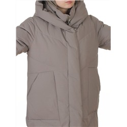 8836 GRAY Пальто зимнее женское (150 гр. холлофайбер)