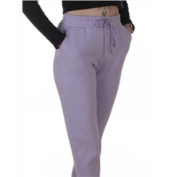 2226-K LILAC Брюки спортивные утепленные женские (85% хлопок, 10% полиэстер, 5% спандекс)