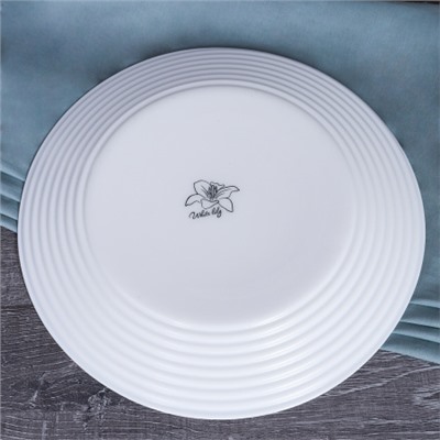 Столовый набор 19 предметов Риф белый / W-19/751027001800 (WHITE) /уп 2/