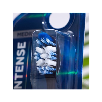 Зубная щётка Evermex Intense, средней жёсткости, микс, 1 шт.