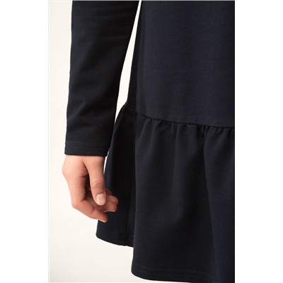 Платье из футера для девочки Happyfox