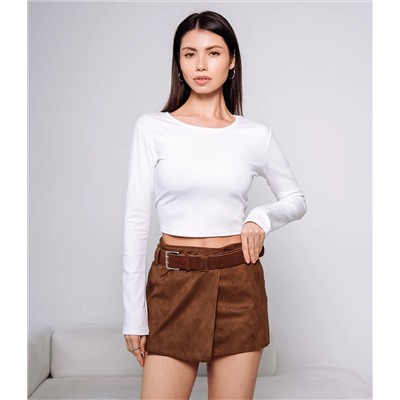 Юбка #КТ8831, коричневый