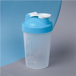Бутылка/Шейкер SMALLHERO SHS-400 синяя, для спортивного питания 400ML ШОК цена!/уп80