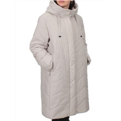 1135 BEIGE Пальто зимнее облегченное женское (холлофайбер 150 гр.)