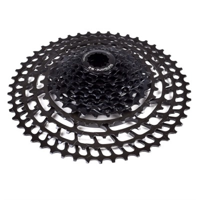 Кассета SUNSHINE MTB ультралегкая. 12 скоростей. 11-50T. HR12-50SL. чёрный цвет, 32-50T CNC алюминий 365 г /уп 10/