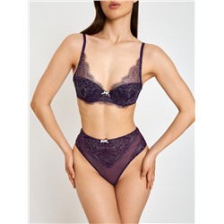 Бюстгальтер T-Shirt Demi жен. Ginly фиолетовый Infinity Lingerie