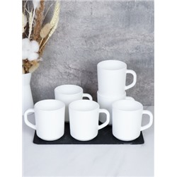 Кружка 6 штук 320 мл гладкая / NB320 (white) /уп 8/