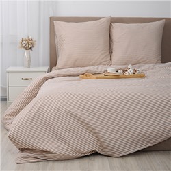 КПБ Simple Life 2,0 спальный, бязь, 100 % хлопок, пл. 120 гр./кв.м., Stripe (Страйп) Пододеяльник 177*217, простыня 180*217, наволочка 70*70 (2 шт.)