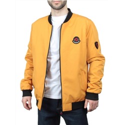 EM25056-2 YELLOW Куртка-бомбер мужская демисезонная (100 гр. синтепон)