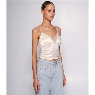 Топ #КТ68005, кремовый