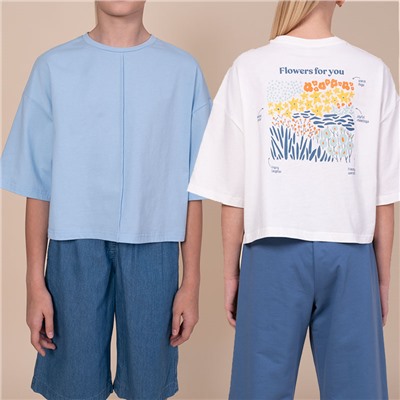 GFTY3352 футболка-топ для девочек (1 шт в кор.)