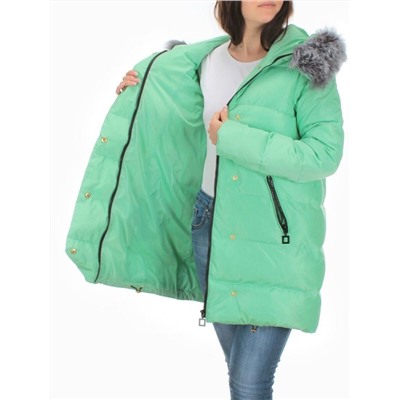 15113 GREEN Куртка зимняя облегченная женская (150 гр. холлофайбер)