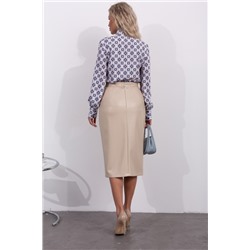 Юбка-карандаш из экокожи Шанти №4