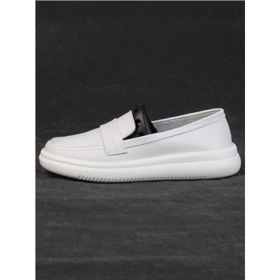 03-ZL-8501 WHITE Полуботинки женские (натуральная кожа)