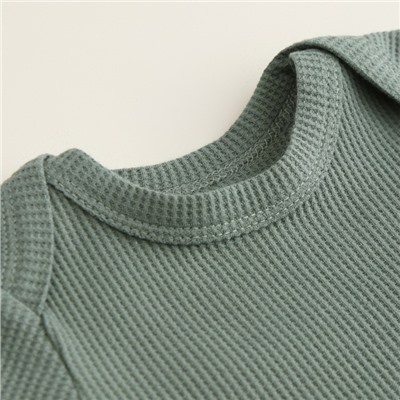 Набор боди 2 шт. SL HOME, рост 62-68 см, бежевый, оливковый