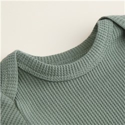 Набор боди 2 шт. SL HOME, рост 80-86 см, бежевый, оливковый