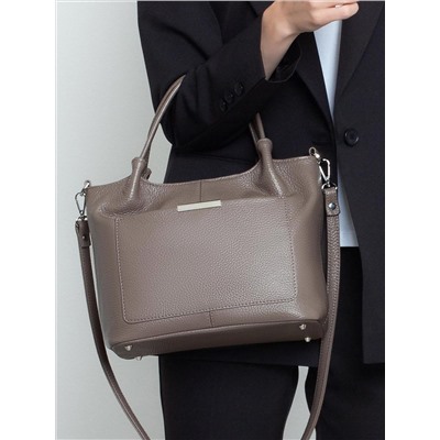 Женская кожаная сумка Richet 3194LN 612 Тауп