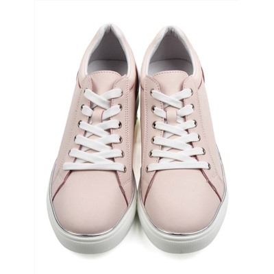 03-YD270-3 PINK Полуботинки спортивные женские (натуральная кожа)