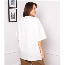 Футболка #КТ6848, белый