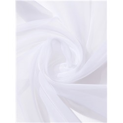 Тюль «Этель» 140×300 см, цвет белый, вуаль, 100% п/э