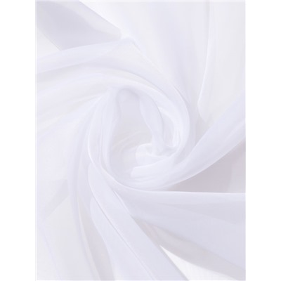 Тюль «Этель» 140×300 см, цвет белый, вуаль, 100% п/э