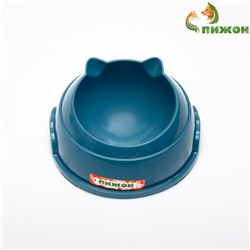 Миска пластиковая 14×8 см, синяя