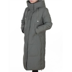 8312 GREEN Пальто зимнее женское (200 гр. холлофайбер)