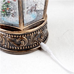 Светильник Новогодний светодиодный 12x11x26 см Снеговик / NG206-10 /уп 12/ музыкальный