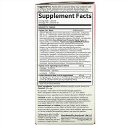 Garden of Life, RAW Probiotics, для восстановления микрофлоры влагалища, 50 млрд, 30 вегетарианских капсул