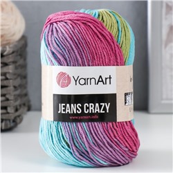 Пряжа для вязания спицами, крючком YarnArt, Jeans crazy, 55% хлопок, 45% акрил, 160 м/50 г, (8211)