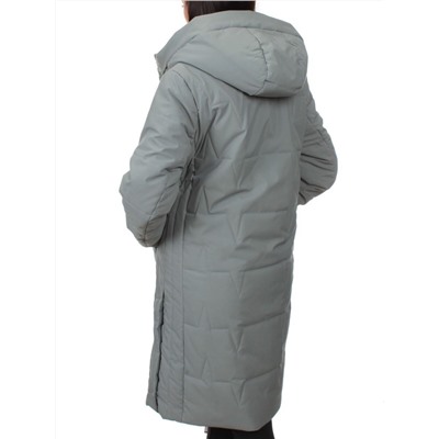 1120 GRAY Пальто зимнее облегченное женское (холлофайбер 150 гр.)