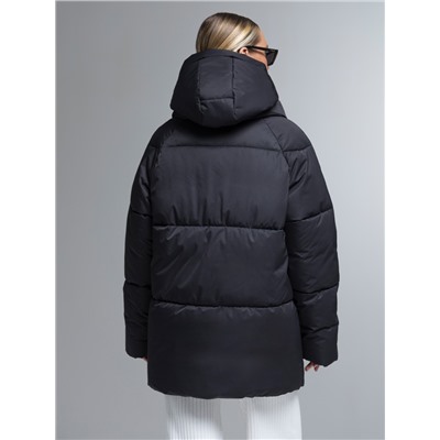 Пуховик женский черный