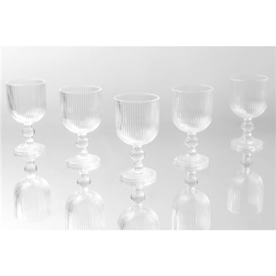 Бокал для вина Magistro «Грани», 250 мл, 8×14.5 см, стекло, прозрачный