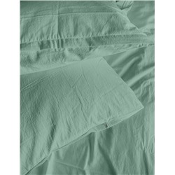 Постельное белье из вареного хлопка ХВ-011 нефритовый меланж