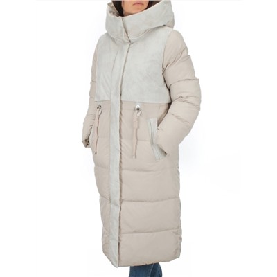 THD-608YC BEIGE Пальто зимнее женское (био-пух)