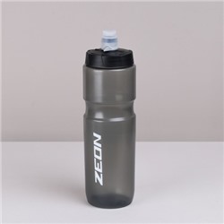 Бутылка для воды велосипедная ZEON WB226 гоночная, клапан кэмэлбак, пищевой hi-quality PP, 750ML цвет grey/уп100