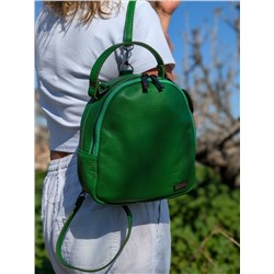 Итальянская сумка - рюкзак из натуральной кожи от AB.Z · Pelle · mochila NAPA (630) Burdeos