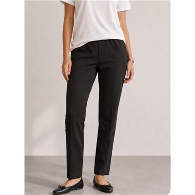 Женские брюки весна-осень Классика резинка анжелика черные