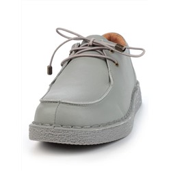 01-D7583-2 GRAY Ботинки демисезонные женские (натуральная кожа)