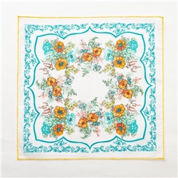 Платки носовые женские «Этель. Цветочный узор», 30×30 см, набор 12 шт.,100% хлопок, рисунок МИКС